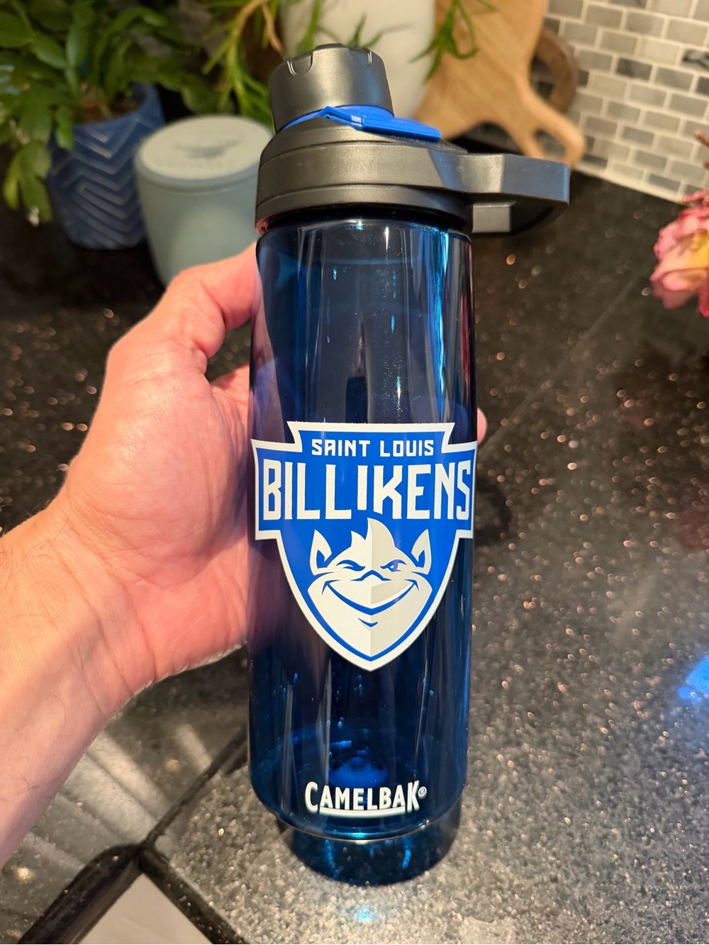 Saint Louis Billikens Camelbak Plastic Water Bottle - Blue NWT